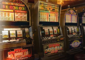 3 old slot machines